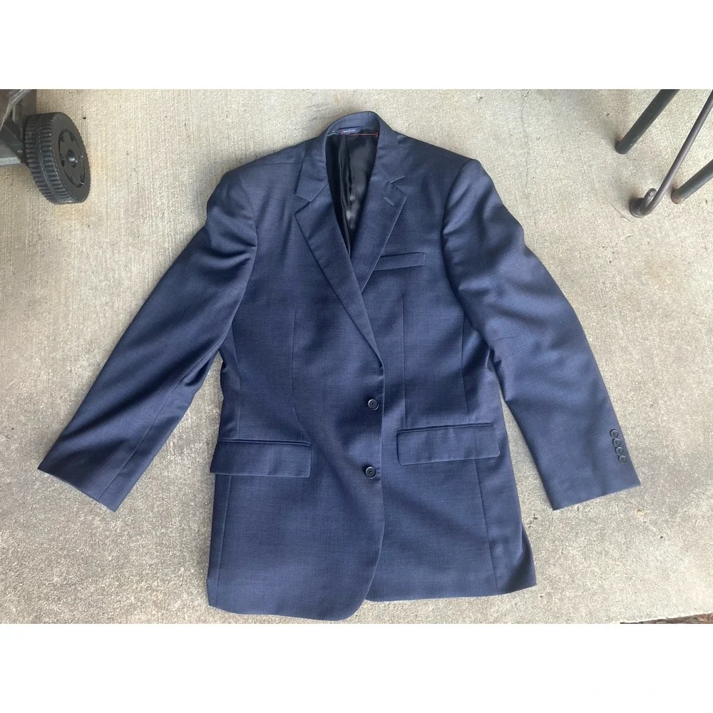 Brooks Brothers Sport Coat Men's Sz 44L 39W 1818 Madison Fit Wool Blazer Italy